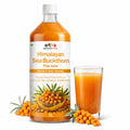 Growfitz Himalayan Sea Buckthorn Pulp Concentrate 1L | Cold-Pressed | Makes 160 Glasses, Natural Vitamin C, Omega 3 6 7 9, Antioxidants | Immunity, Skin Glow & Gut Health Support | Seabuckthorn Juice