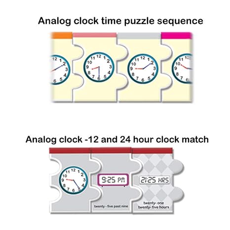ToyKraftt Time A Telling Tale Learning Toys for Kids Educational Games Multicolor