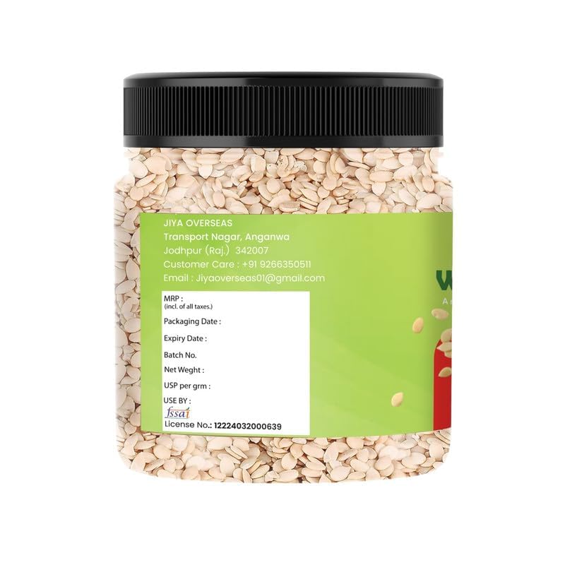 MarwarBites Watermelon Seeds for Eating 250gm | Tarbuj Magaj, Magaz Without Shell |High in Protein | Nutrients Rich