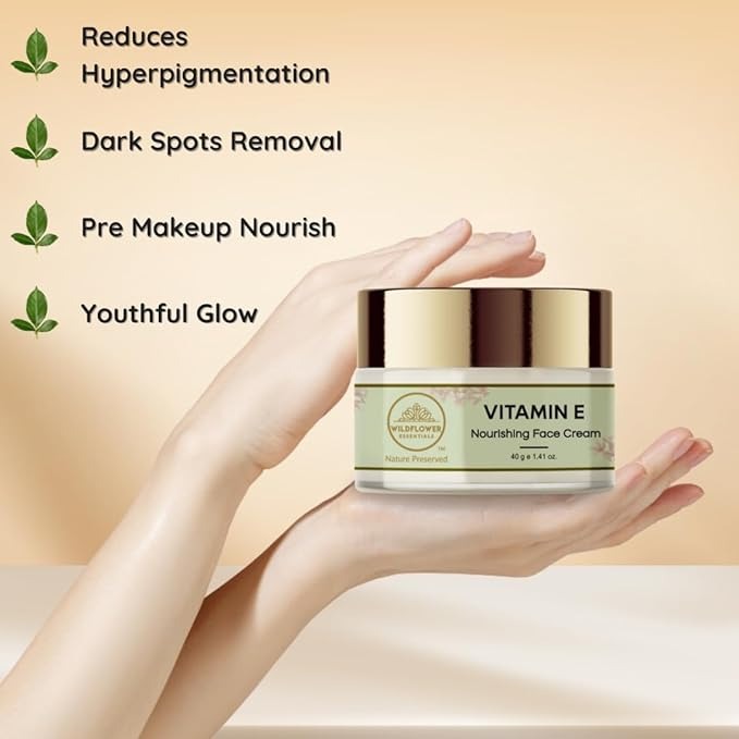 Wildflower Essentials Vitamin E Cream for Face - 40 gms