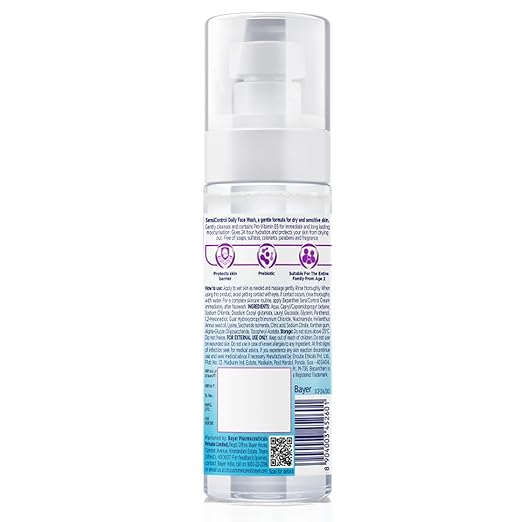 Bepanthen SensiControl Daily Gentle Hydrating Face Wash - 80 ml