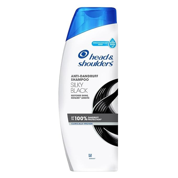 Head & Shoulders Silky Black Anti Dandruff Shampoo - 340 ml