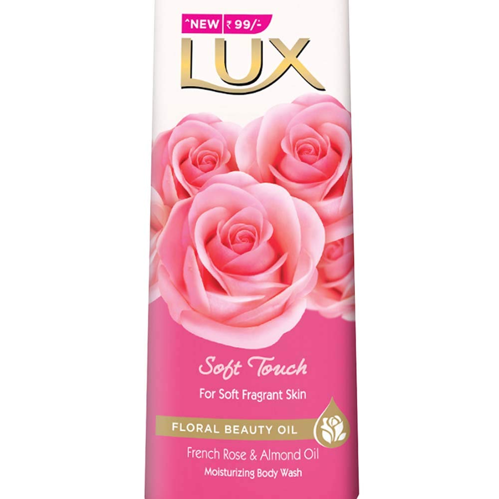 Lux Soft Touch Body Wash with French Rose and Almond Oil - 235 ml