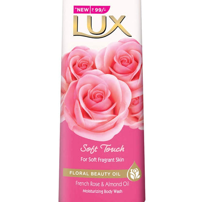 Lux Soft Touch Body Wash with French Rose and Almond Oil - 235 ml