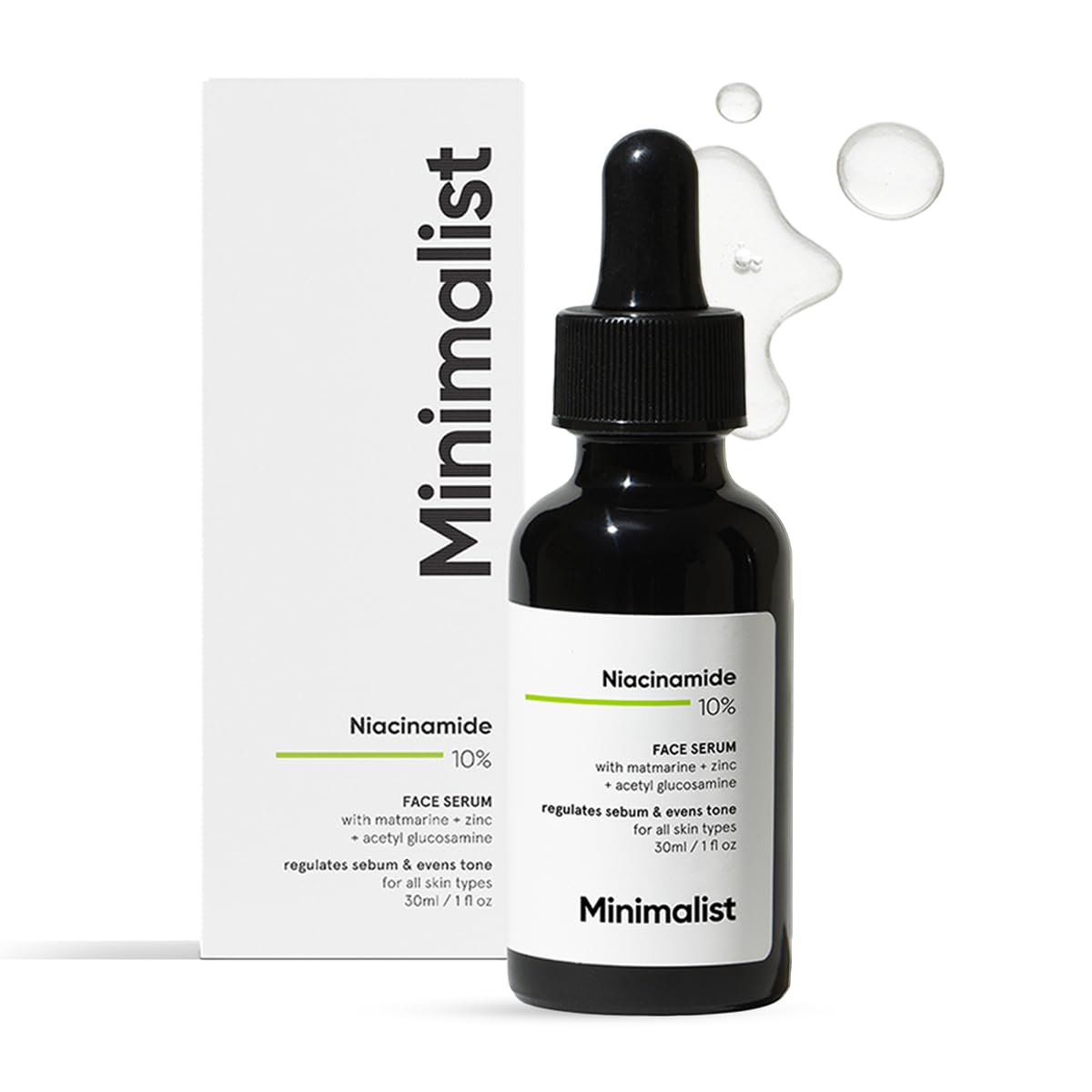 Minimalist Oil Control & Anti-Acne 10%  Niacinamide Face Serum with Zinc |-30ml
