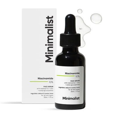 Minimalist Oil Control & Anti-Acne 10%  Niacinamide Face Serum with Zinc |-30ml