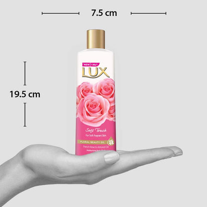 Lux Soft Touch Body Wash with French Rose and Almond Oil - 235 ml