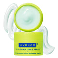 Hyphen Ice Dunk Instant Cooling Face Mask with 31% Skin Cooling Actives | 3% Caffeine - Instant Depuff, Tightening & Pore Reduction | Winter Face Care Routine | Collagen Boost Cryo Therapy Face Pack For Glowing Skin - 50 gm