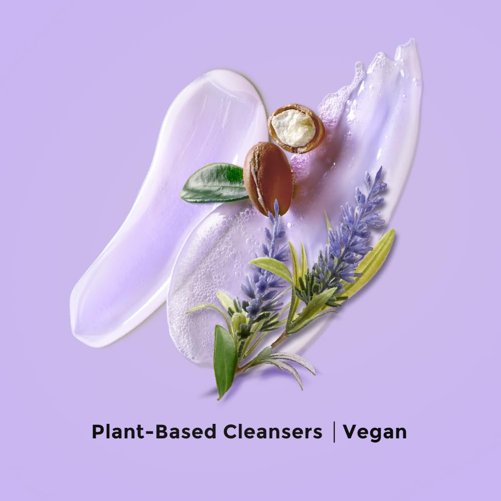 Love Beauty & Planet Argan Oil and Lavender Natural Shampoo for Dry & Frizzy hair|No Sulfates,No Paraben|400ml