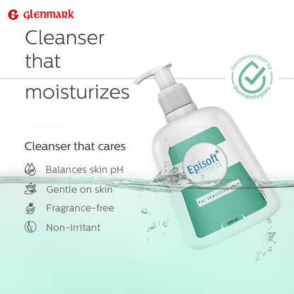 Episoft Glenmark Episoft Cleansing Lotion For Sensitive&Dry Skin - 250 ml