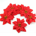Artificial Big Foam Hawaaii Fake Foam Water Floating Flowers Red Poinstea Flower