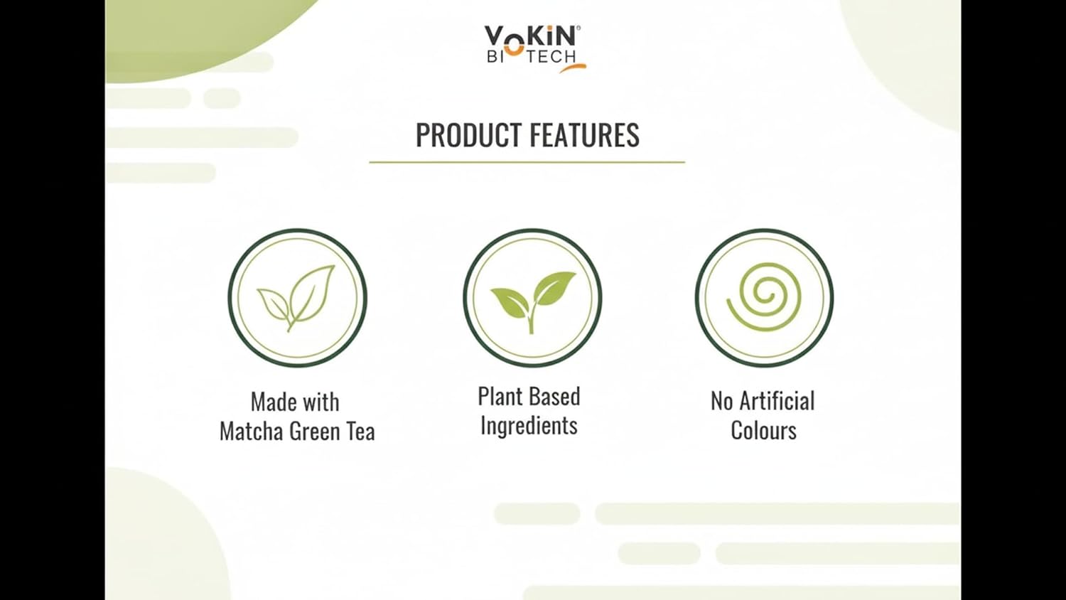 Vokin Biotech Matcha Green Tea Powder Supports Weight Loss Management | Rich In Antioxidants (500 gram)