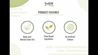 Vokin Biotech Matcha Green Tea Powder Supports Weight Loss Management | Rich In Antioxidants