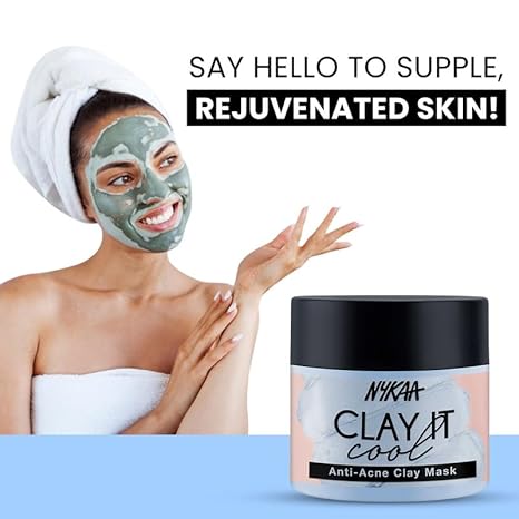 Nykaa Clay It Cool Anti-Acne Clay Mask - 100 gms