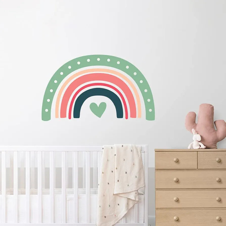 Kotart Colorful Rainbow HD Printed PVC Vinyl Wall Decals/Stickers