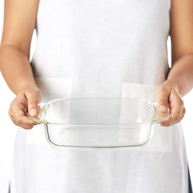 Borosil Glass Dish | 1.5 Liter | Transparent