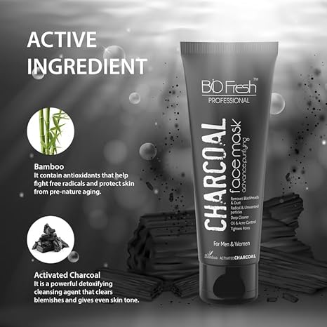 Biofresh Activated Charcoal Peel Off Mask - 75 ml