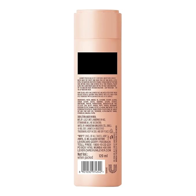 Lakme Peach Milk Intense Moisturizer Lotion