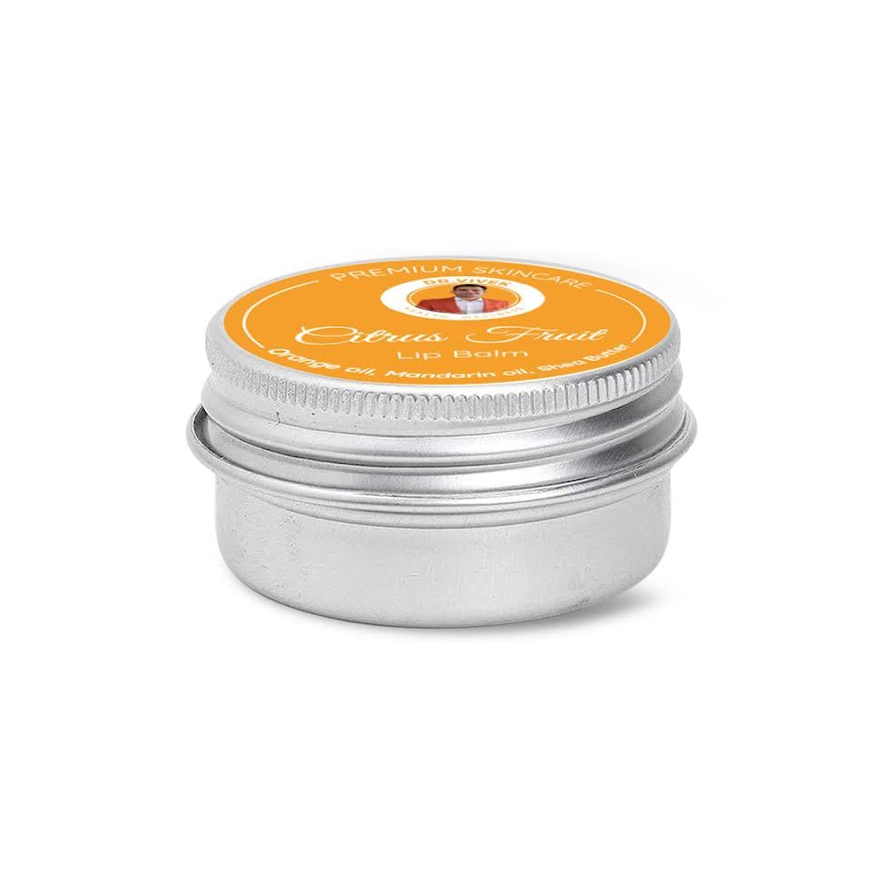 WE HERBAL Limited Edition Citrus Fruit Lip Balm - Deeply Moisturising & Nourishing, All-Natural Ingredients, Long-Lasting Hydration for Smooth, Soft Lips, Ideal for Daily Use, 8gm
