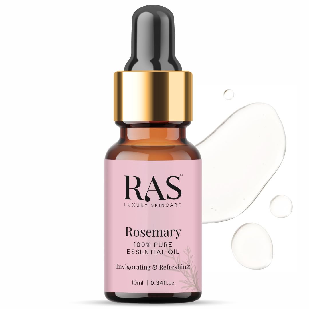 RAS Luxury Oils Pure Essential Oil Organic Therapeutic grade 10ml