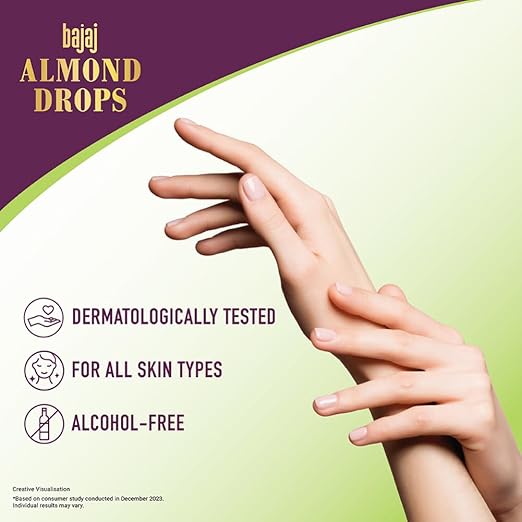 Bajaj Almond Drops Ultralight Summer Body Lotion for Women and Men - 400 ml