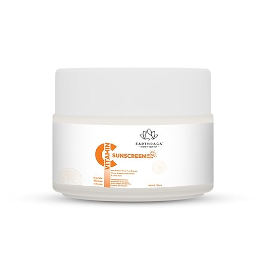 Earthraga Vitamin C Sunscreen SPF 50 - 100 gms