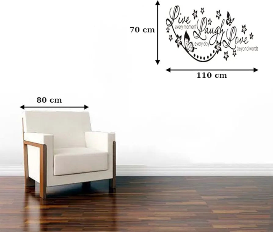 God & God's Vinyl Large Wall Reusable Self-adhesive Sticker Just Peel & Stick Size 50 or 60 Cm Code Gs947
