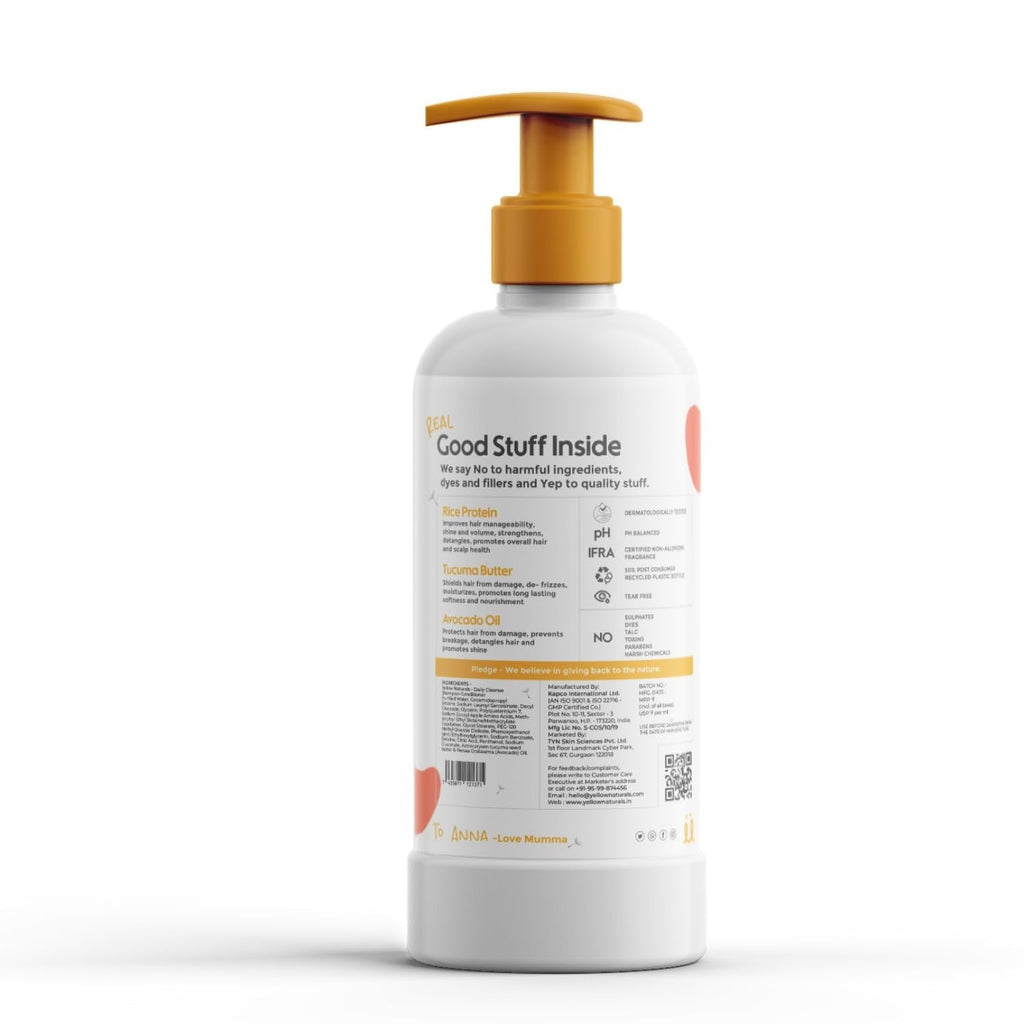 Yellow Naturals Kids Shampoo & Conditioner Apple & Peach - 275 ml