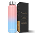 Frenchware Water Bottle 1 Litre, Stainless Steel, Premium SS 304, Sky-Blush | Easy-to-Clean