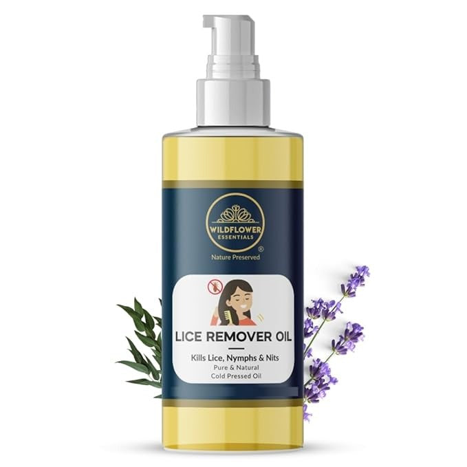 Wildflower Essentials Anti Lice Oil Kills Lice Eggs and Nits - 50 ml