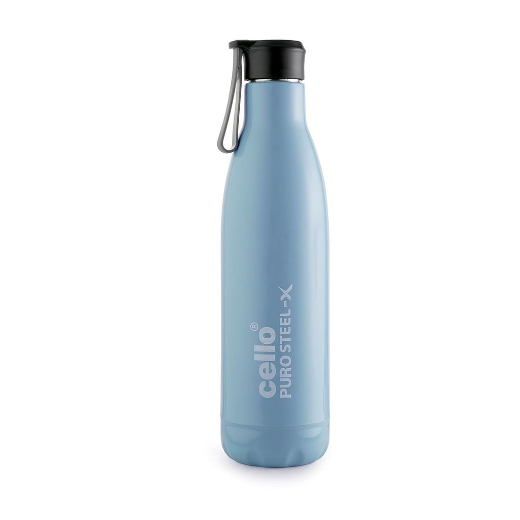 Cello Puro Steel X Neo 900 Insulated Water Bottle 720ml Inner Steel Outer Plastic
