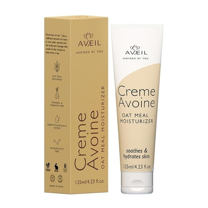 Aveil Creme Avoine Oat Meal Body Moisturizer - 125 ml