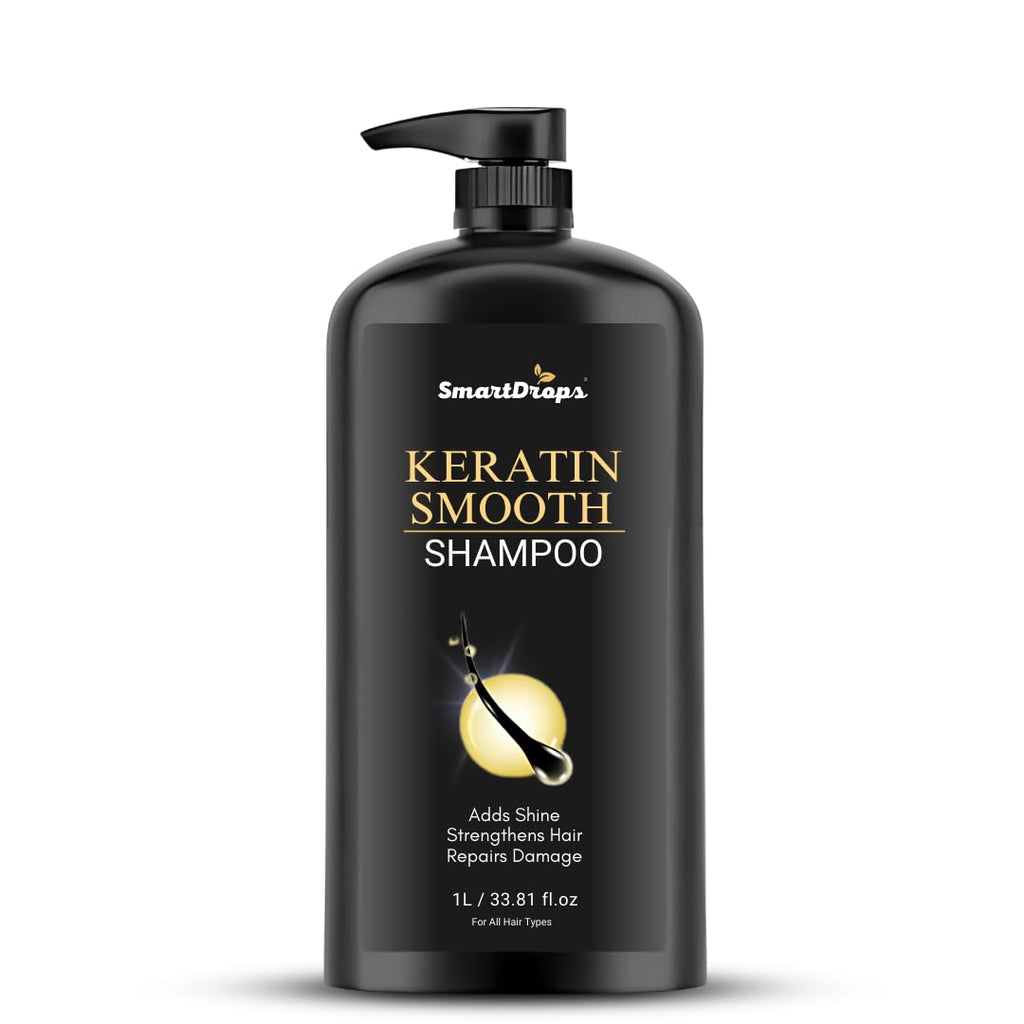 Smartdrops Shampoo 1 Litre for Frizzy & Dry Hair | Dandruff Care & Hair Fall Control Shampoo | Women’s Hair Shampoo | Pack of 1