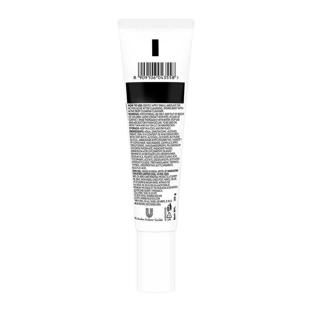 Novology Acne Spot Corrector Gel | For Active Acne, Pimples, Whiteheads | 30g
