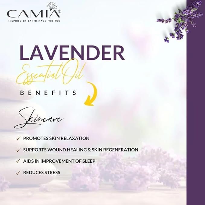 Camia Organic Lavender Essential Oil - 15 ml