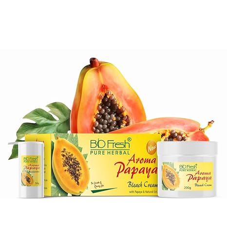 Biofresh Herbals Papaya Bleach Cream Kit - 250 gms