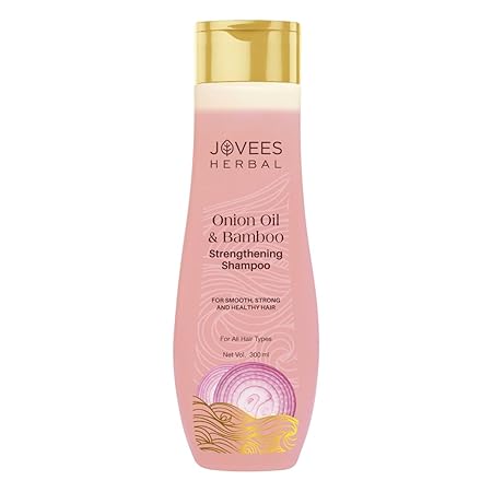 Jovees Herbal Red Onion Oil & Bamboo Strengthening Shampoo - 300 ml