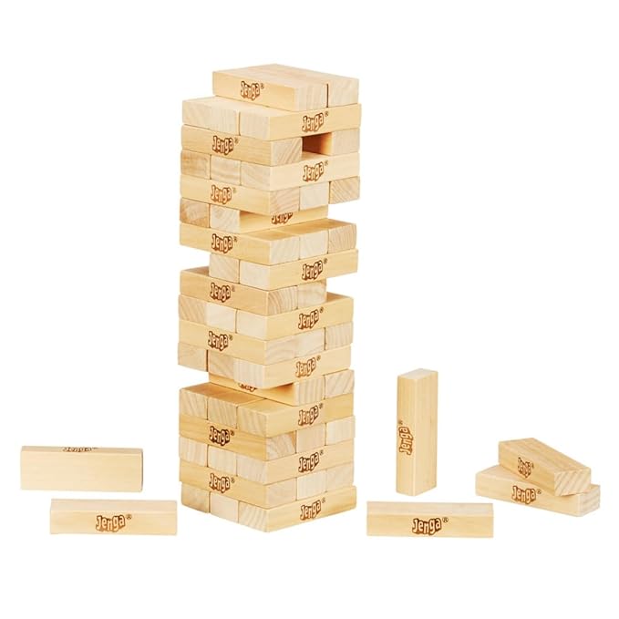 Hasbro Gaming Original Jenga Stacking Tower Game