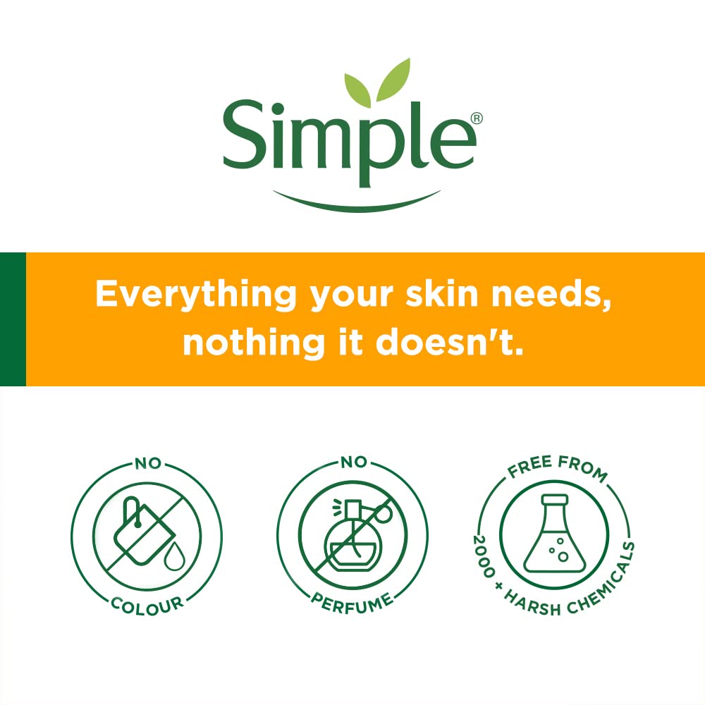 Simple Protect N Glow Vitamin C Brighten Clay Mask| With Yuzu Lemon| For all Skin Types| No Colour|| Perfume| No Harsh Chemicals & Parabens| Tested on Sensitive Skin|| 150 ml