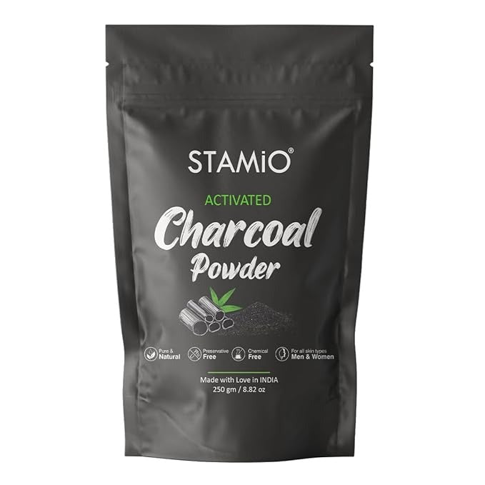 Stamio Activated Charcoal Powder - 250 gms