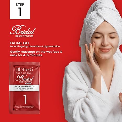 Biofresh Herbals Bridal Glow Facial Kit - 46 gms Each (Pack of 2)