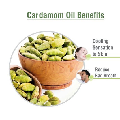 Salvia Cardamom Oil with Dropper Essential Oil - 100 ml