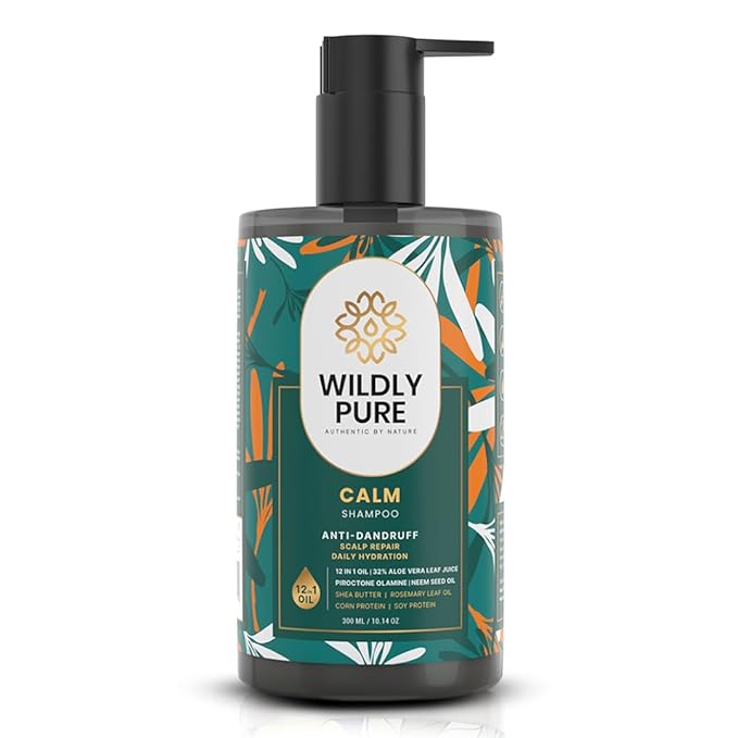 Wildly Pure Natural Anti Dandruff Shampoo  -300 ml