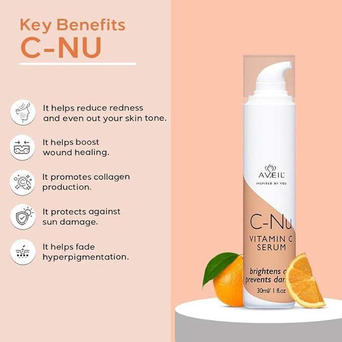 Aveil C-Nu Vitamin C Face Serum - 30 ml