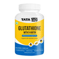 TATA 1MG 1MG Tata Glutathione Advanced Capsule with Vitamin C E Biotin Grape Seed Extract For Skin Glow Hydration Radiance Pack of 30 Tablets