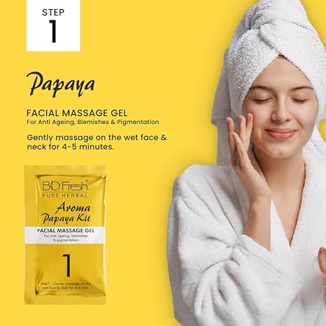 Biofresh Herbals Papaya Facial Kit - 46 gms Each (Pack of 2)