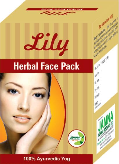 Jamna Herbal Lily Face Pack | Natural Ayurvedic Face Pack | 50 Gms | Pack of 2