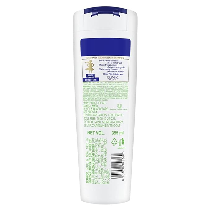 Clinic Plus + Naturally Strong Health Shampoo - 355 ml