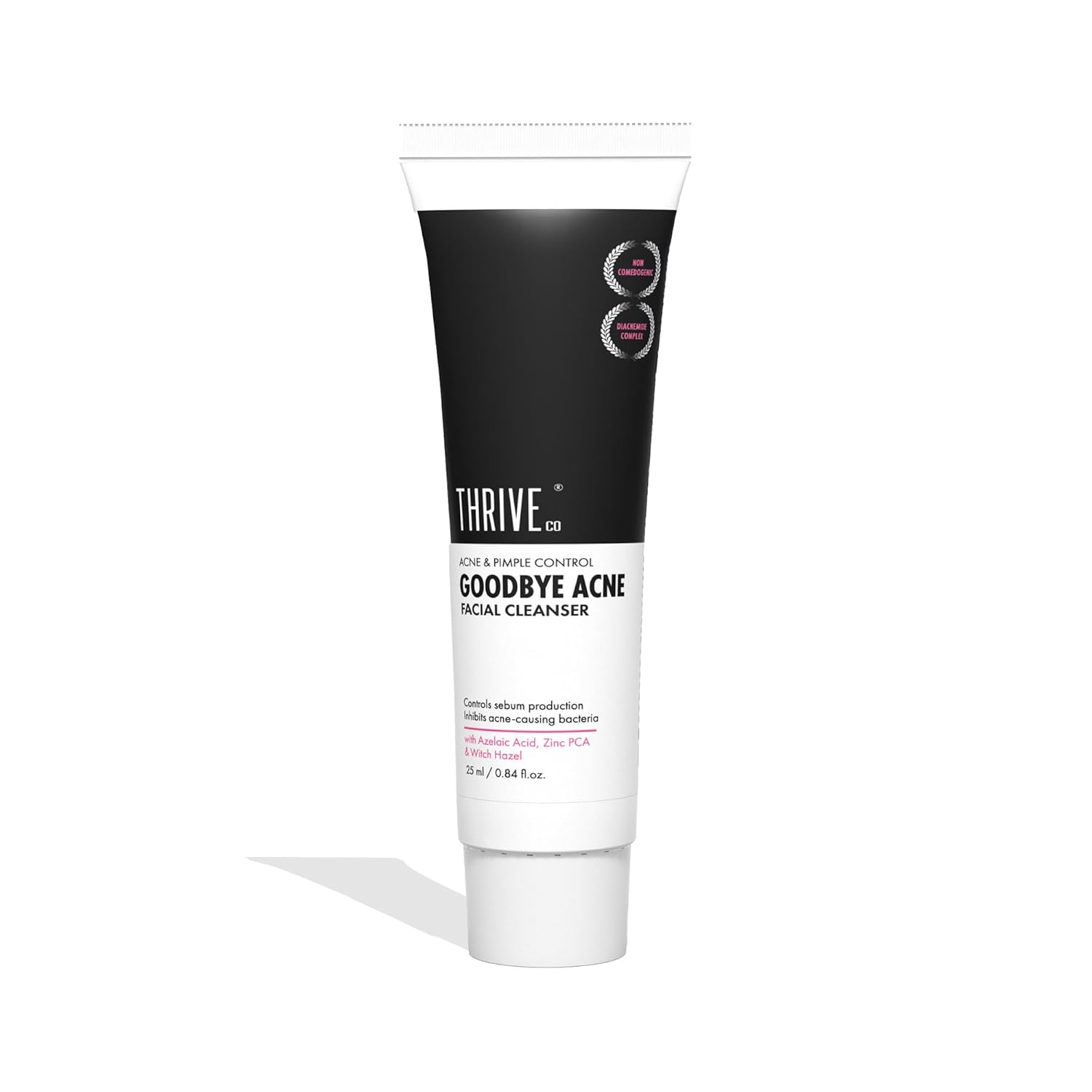 ThriveCo Goodbye Acneâ„¢ Facial Cleanser | Reduces Acne, & Sebum | Diacnemideâ„¢,| Nondrying & Moisturising | Women & Men, 25ml