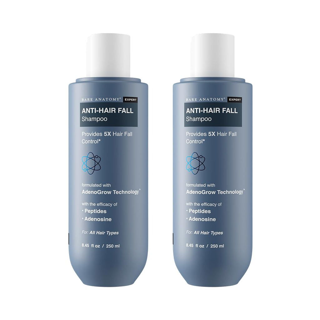 Bare Anatomy Hair Fall Control Shampoo - Pack of 2 - 250 ml